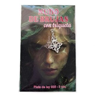 Colgante plata Nudo de Brujas triqueta
